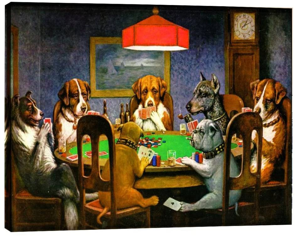 Dogs Playing Poker–Dog Apps/ GameGame